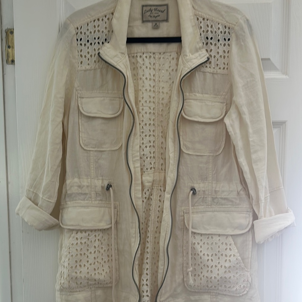 Lucky Brand 🍀 Women's Cream Jacket
